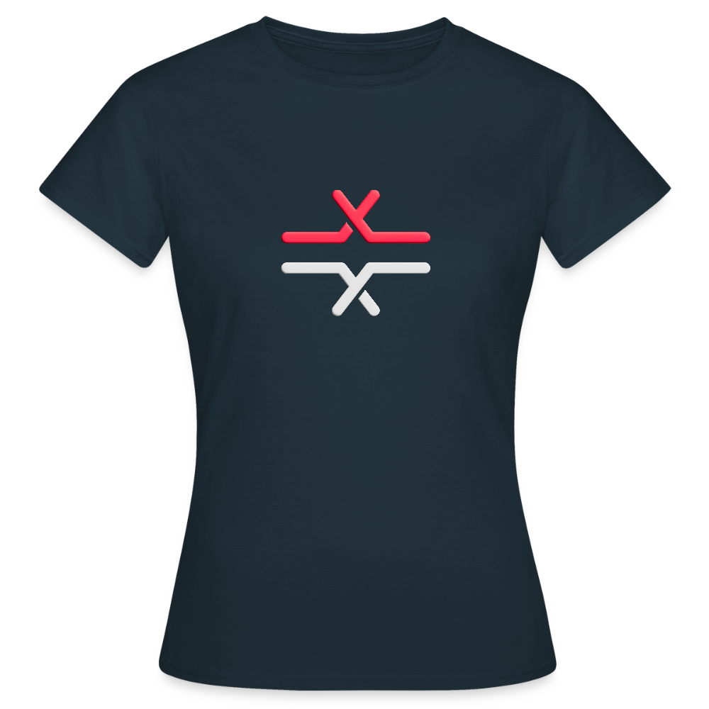 Optionshändler Basic T-Shirt Damen - navy