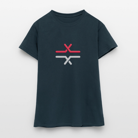 Optionshändler Basic T-Shirt Damen - navy