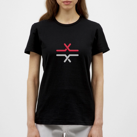 Optionshändler Basic T-Shirt Damen - black