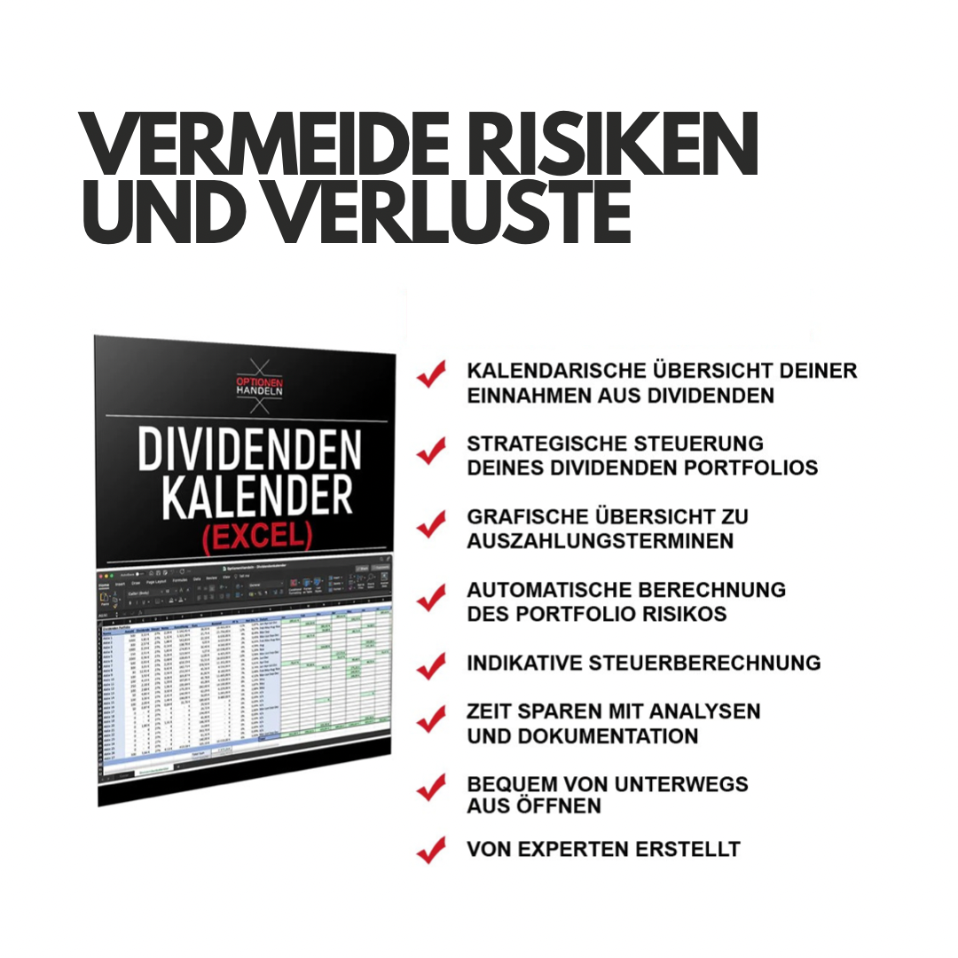 Dividenden Kalender (Excel) – OptionenHandeln