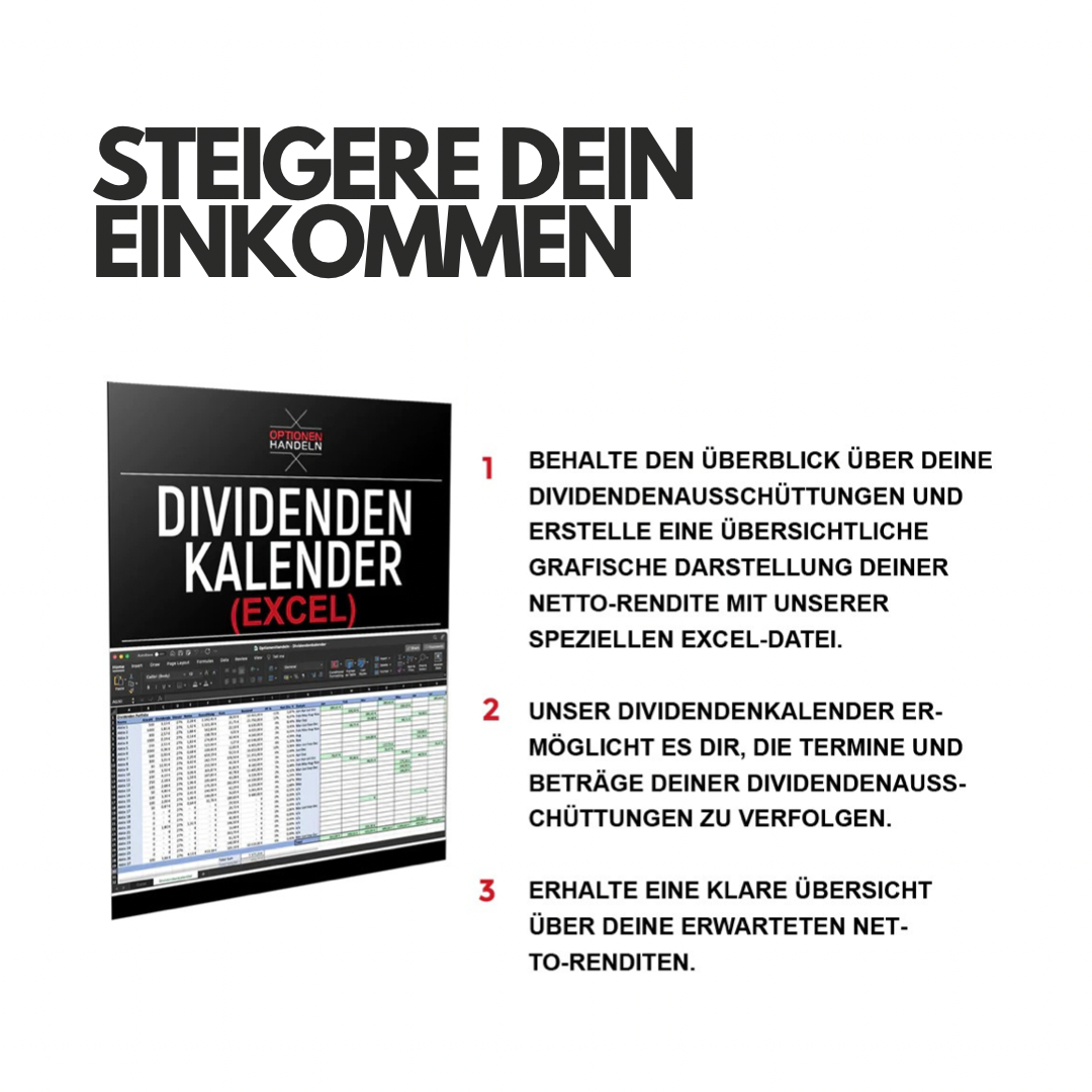 Dividenden Kalender (Excel)